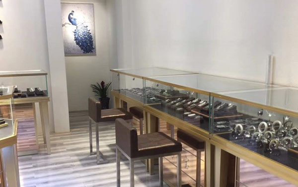 玻璃珍珠首饰展柜